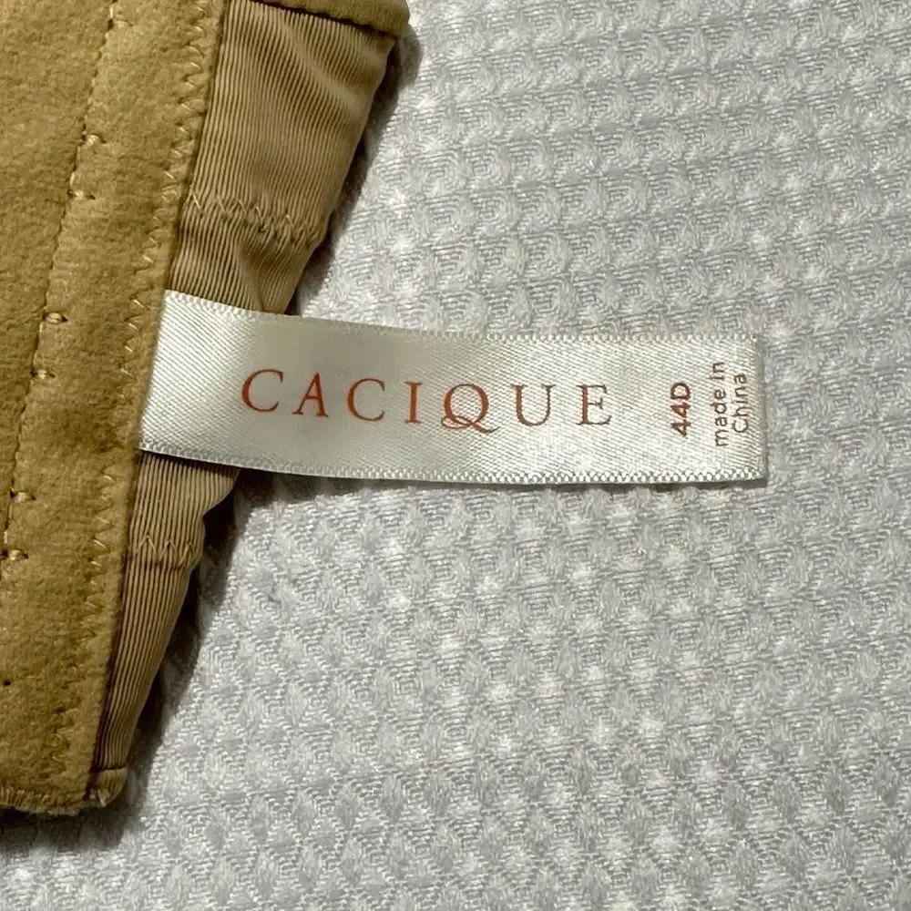 Cacique strapless bra, tan color 44D. A463
